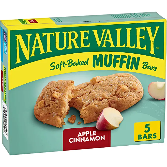 Nature Valley Soft-Baked Muffin Bars Apple Cinnamon, 6.2 oz, 5 ct - 016000179417