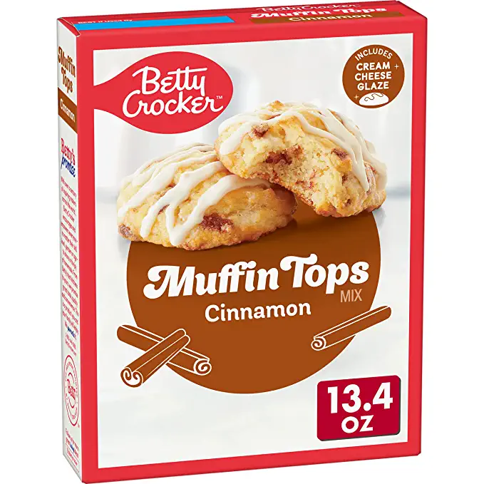  Betty Crocker Cinnamon Muffin Tops Baking Mix, 13.4 oz Box  - 016000186439