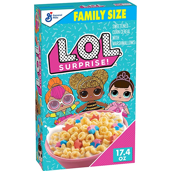 LOL Surprise Cereal, Family Size, 17.4 oz Box - 016000186699