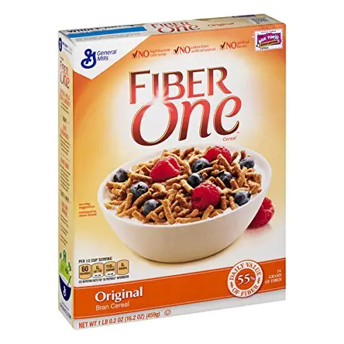 Fiber One Cereal, Original Bran, Whole Grain Cereal, 19.6 oz - 016000275058