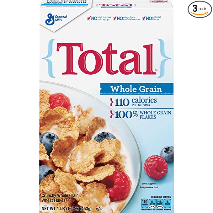  Total Whole Grain Flakes, 10.6 oz (pack of 3) - 016000275225
