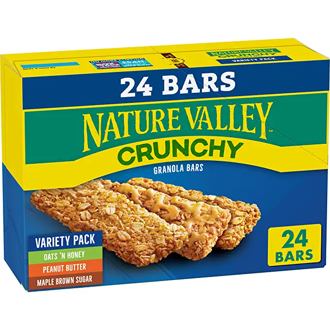  Nature Valley Crunchy Granola Bars, Variety Pack, 17.88 oz, 12 ct, 24 bars  - 016000298606