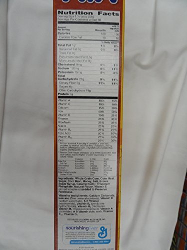 General Mills, Kix Cereal, Honey, 12-Ounce Box (Pack of 4) - 016000409453