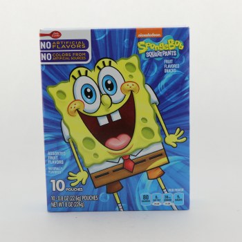Betty Crocker SpongeBob Fruit Flavored Snacks 10 Count - 0016000424142