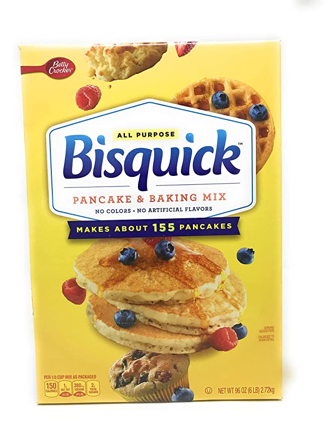  Betty Crocker Bisquick Pancake and Baking Mix 96oz  - 016000430594