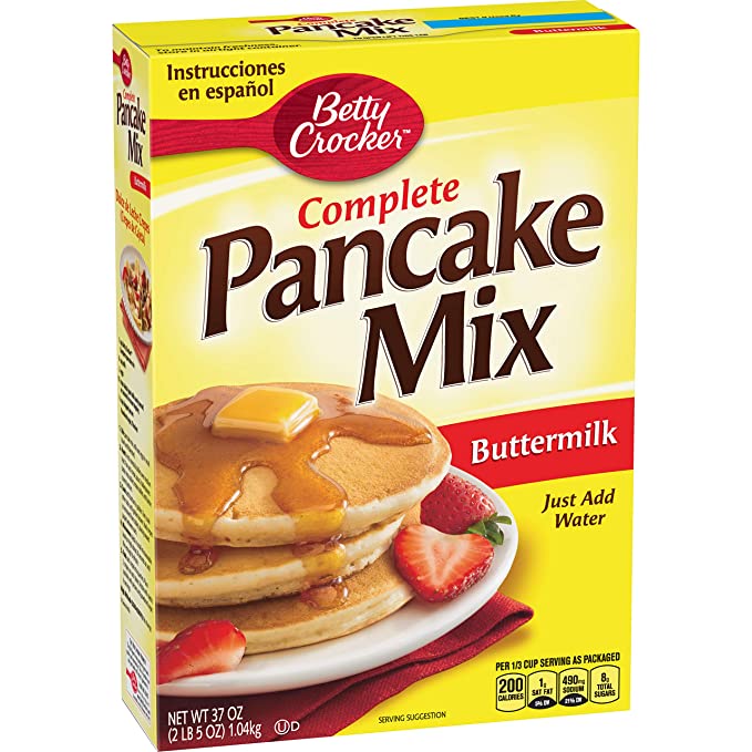 Betty Crocker, Pancake Mix, Butermilk, 37 Oz - 016000455108
