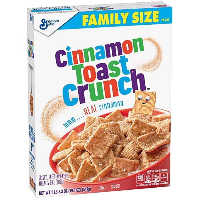  Cinnamon Toast Crunch Breakfast Cereal, 23.6 oz - 016000459328