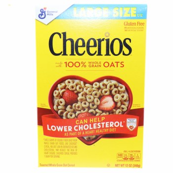 General Mills Cheerios - Toasted Whole Grain - Case Of 14 - 12 Oz. - 0016000487727