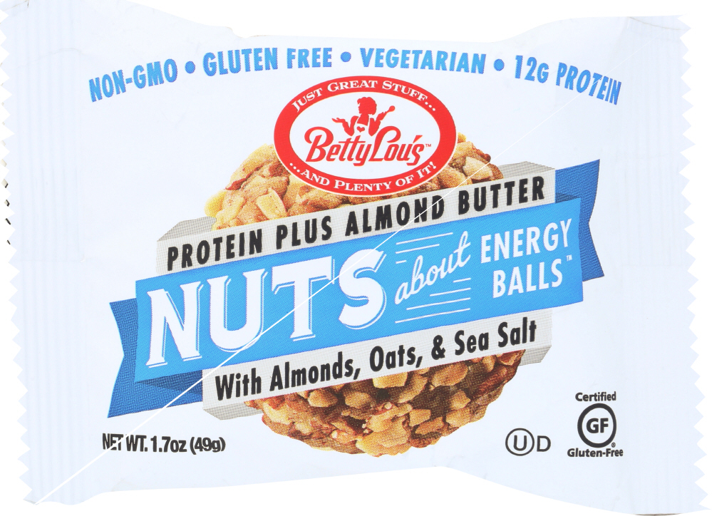 Protein Plus Almond Butter With Almonds, Oats, & Sea Salt Nuts Energy Balls, Almonds, Oats, & Sea Salt - 016073521496