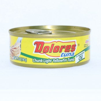 Dolores tuna, chunk light yellofin tuna - 0016101000580