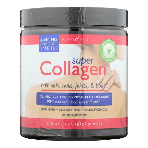 NEOCELL: Super Collagen Type 1 and 3 Powder 6600 mg, 7 oz - 0016185019867