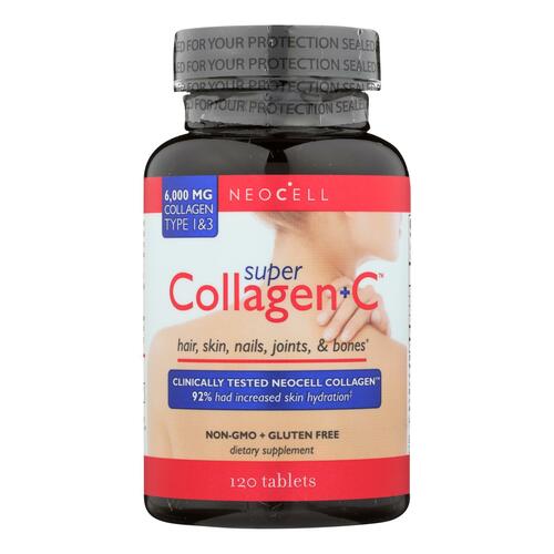 NEOCELL: Super Collagen Plus C 6000 mg, 120 Tablets - 0016185128958