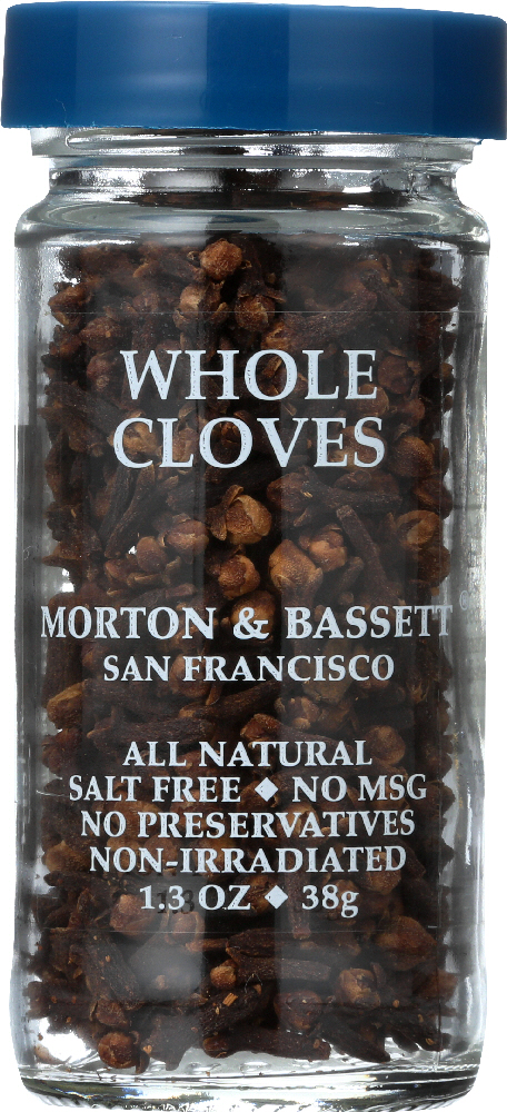 MORTON & BASSETT: Whole Cloves, 1.3 oz - 0016291441163