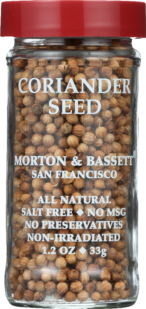 MORTON & BASSETT: Coriander Seed, 1.2 oz - 0016291441187