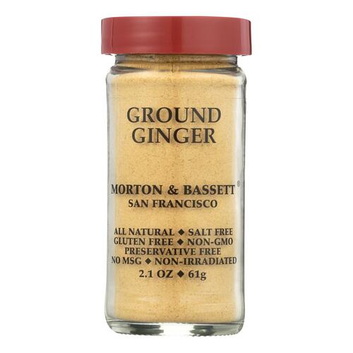 MORTON & BASSETT: Ground Ginger, 2.1 oz - 0016291441262