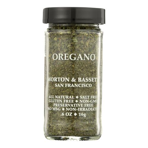 Morton And Bassett Oregano - .6 Oz - Case Of 3 - oregano