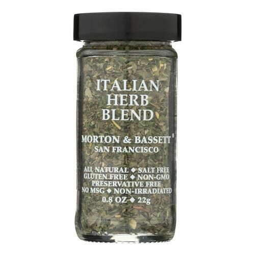 Morton And Bassett Italian Herb Blend - Case Of 3 - .8 Oz - 016291441477