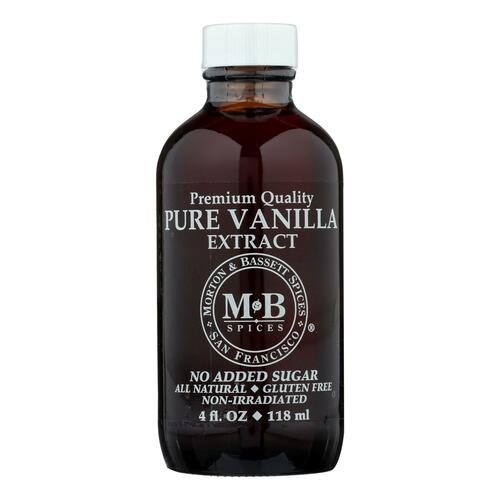 MORTON & BASSETT: Pure Vanilla Extract, 4 oz - 0016291441804