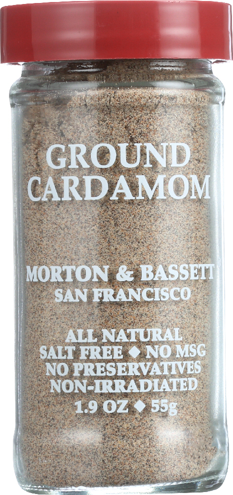 MORTON & BASSETT: Ground Cardamom, 1.9 oz - 0016291441873