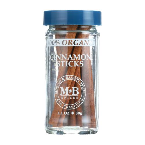 MORTON & BASSETT: Organic Cinnamon Sticks, 1.1 oz - 0016291442146
