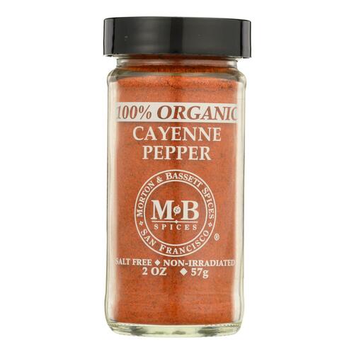 MORTON & BASSETT: Organic Cayenne Pepper, 2 oz - 0016291442467