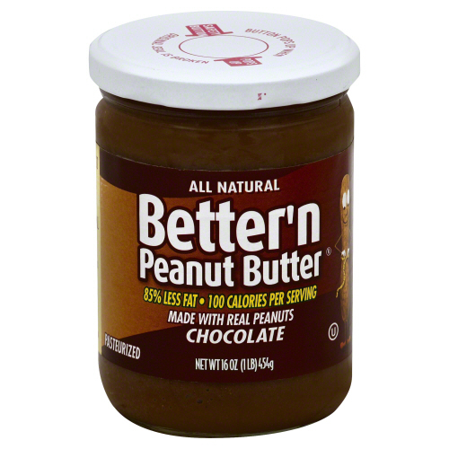 BETTER N PEANUT BUTTER: Spread Peanut Chocolate Gluten Free, 16 oz - 0016459200335