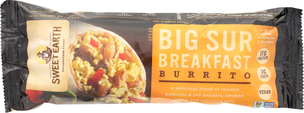 SWEET EARTH: Big Sur Breakfast Burrito, 7 oz - 0016741111127