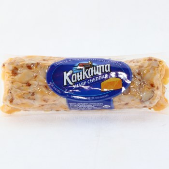 Genuine Wisconsin Spreadable Cheese With Almonds, Sharp Cheddar Cheese - 0017003138937