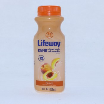 Peach kefir cultured lowfat milk smoothie - 0017077108089