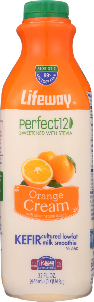 LIFEWAY: Perfect12 Orange Cream Kefir, 32 oz - 0017077666329