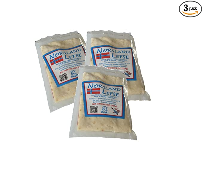  Norsland Lefse (Three - 8oz Packages)  - 017186192085