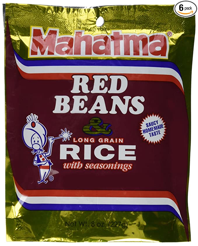 Mahatma Rice Mix Red Bean & Rice, Pack of 6 - 017400105044