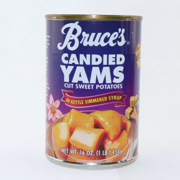 Candied yams cut sweet potatoes in kettle simmered syrup - 0017600043191