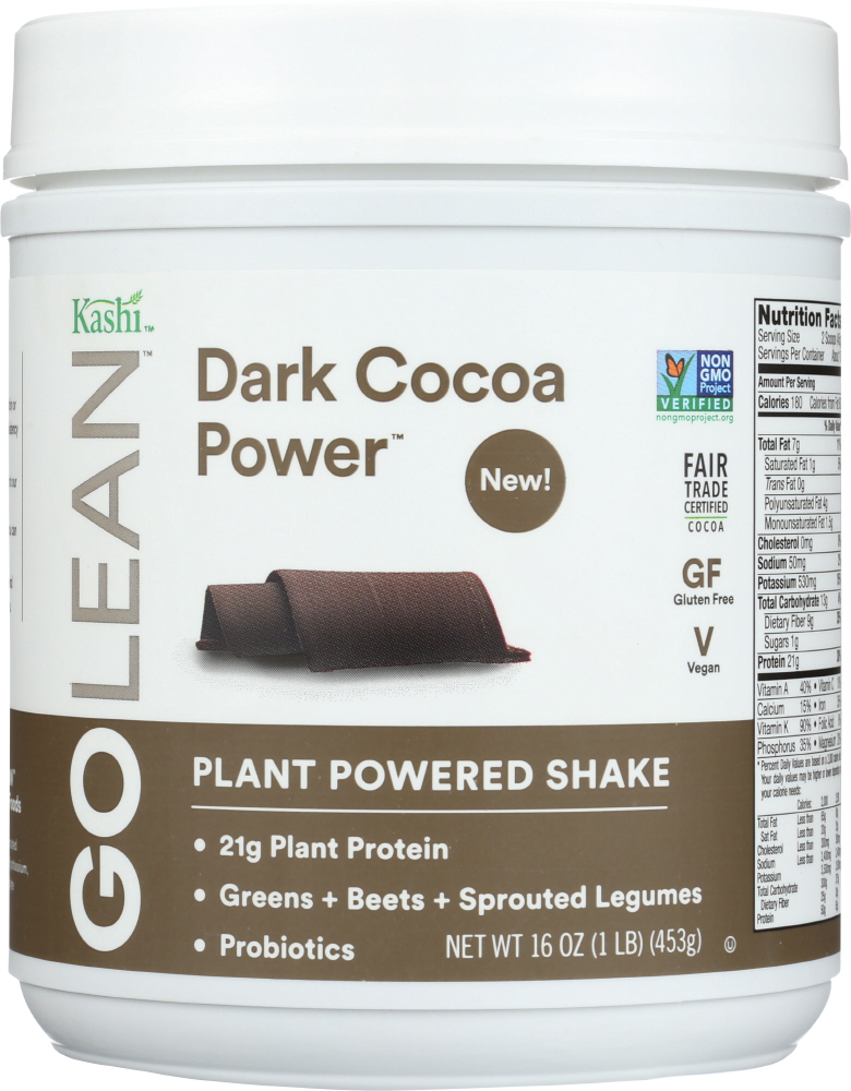 Kashi Golean Powders Dark Chocolate 16Oz - 00018627105695