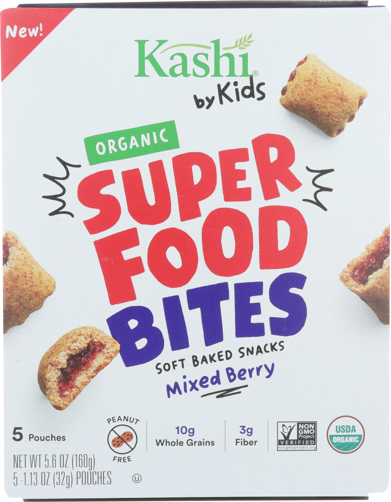 KASHI: Kids Mixed Berry Bites Organic, 5.6 oz - 0018627108863