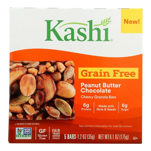 Kashi - Bar Peanut Butter Chocolate Grain Free - Case Of 8 - 5/1.2 Oz - 018627110606