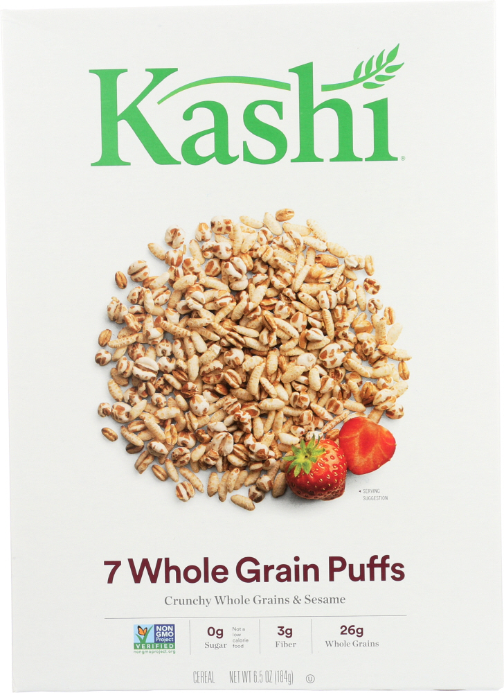 KASHI: 7 Whole Grain Puffs, 6.5 oz - 0018627703105