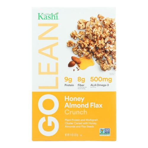 Kashi Golean Cereal Crunch Honey Almond Flax 14Oz - 00018627703396