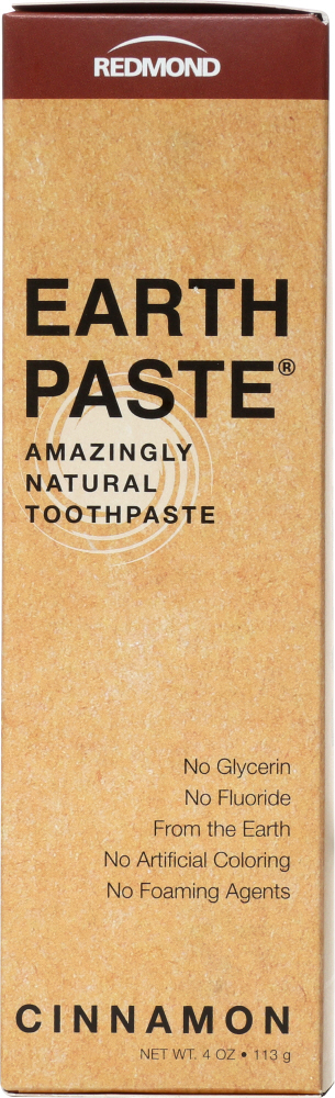 REDMOND: Earthpaste Natural Toothpaste Cinnamon, 4 Oz - 0018788105244