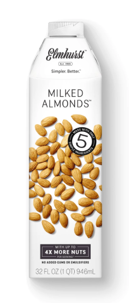 ELMHURST: Milked Almonds, 32 oz - 0018944000024