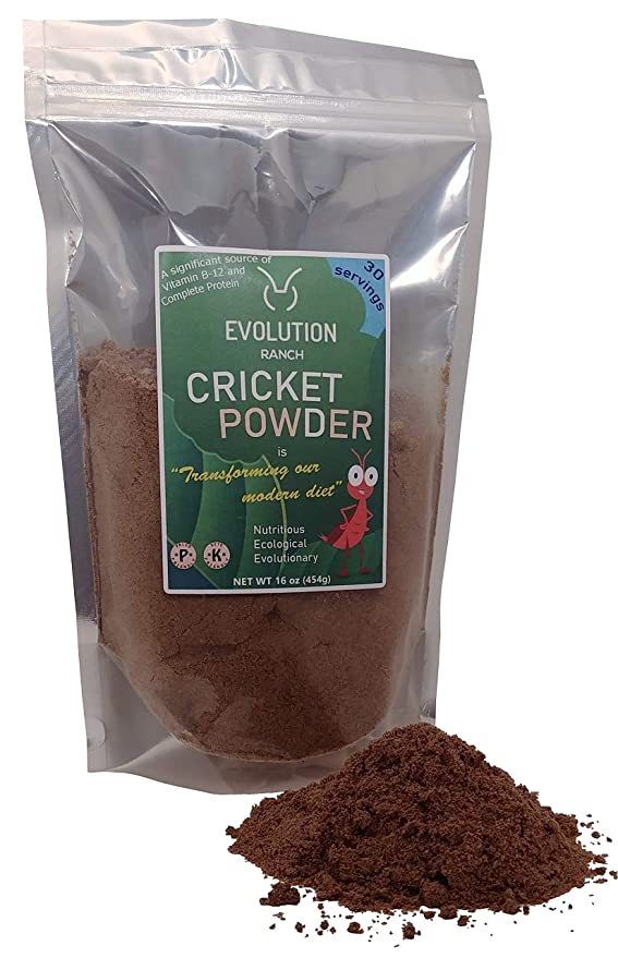 Evolution Ranch Cricket Protein Powder | 1 Pound Bag is 30 Servings - 2 Tablespoons per serving  - 019213947941