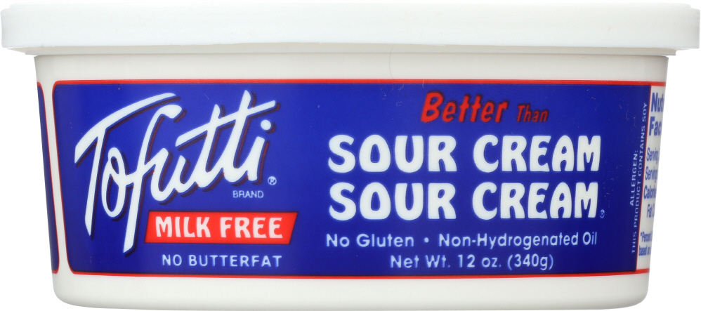 TOFUTTI: Better Than Sour Cream Non-Hydrogenated Plain, 12 oz - 0020188060139