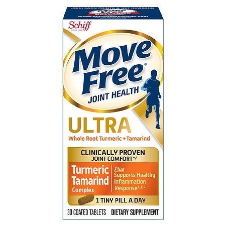 Move Free Ultra Whole Root Turmeric & Tamarind Bottle For Clinically Proven Joint Comfort 30 ea - 020525912626