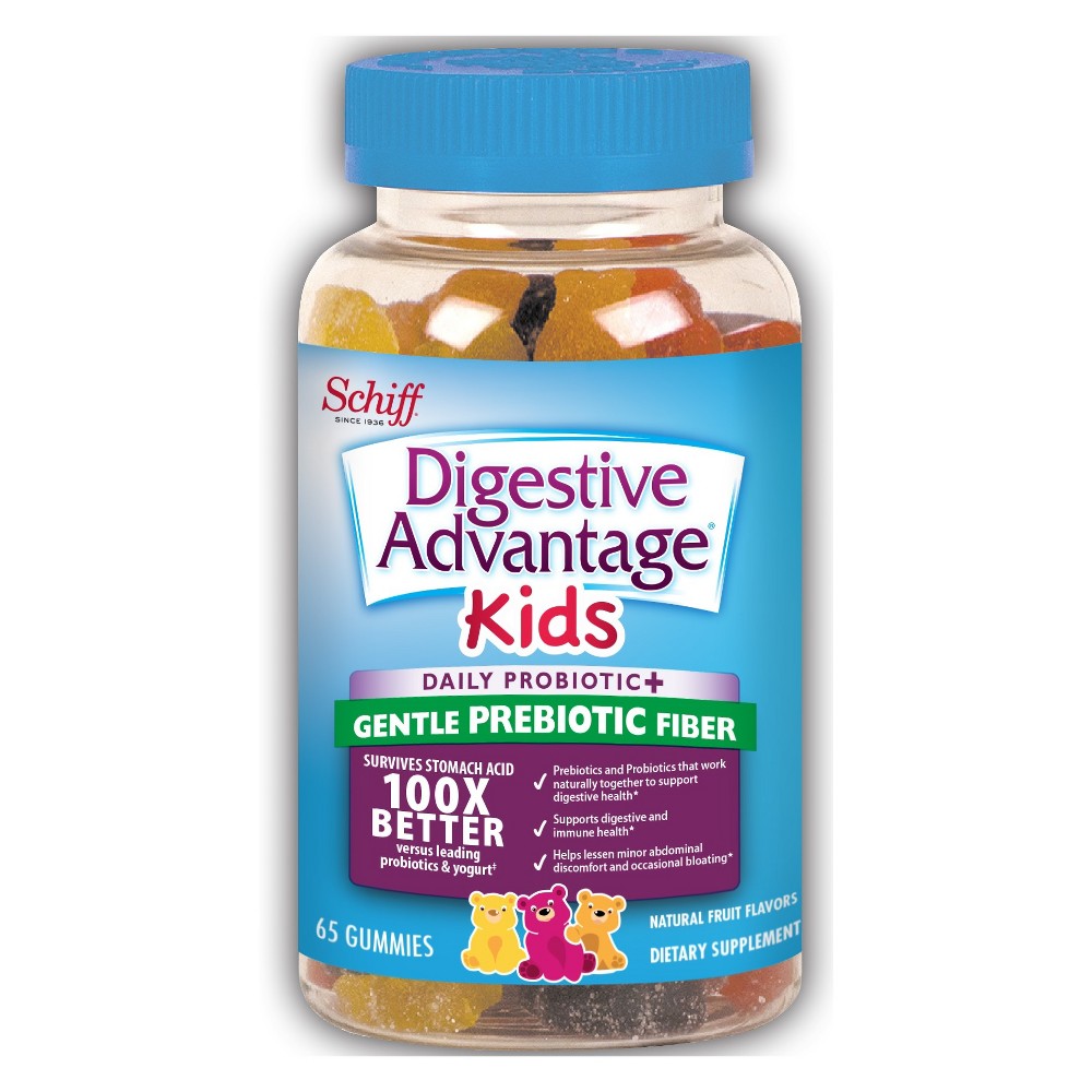 Digestive Advantage Kids Daily Probiotic Gummies - Fruit Flavor - 65ct - 020525991300