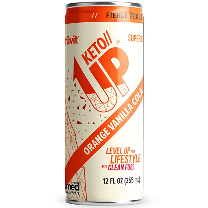  The Orange Vanilla Cola Keto//Up®️ Drink – Ready-to-Drink Ketones for Focus for Men and Women - 12 Pack  - 020531800290