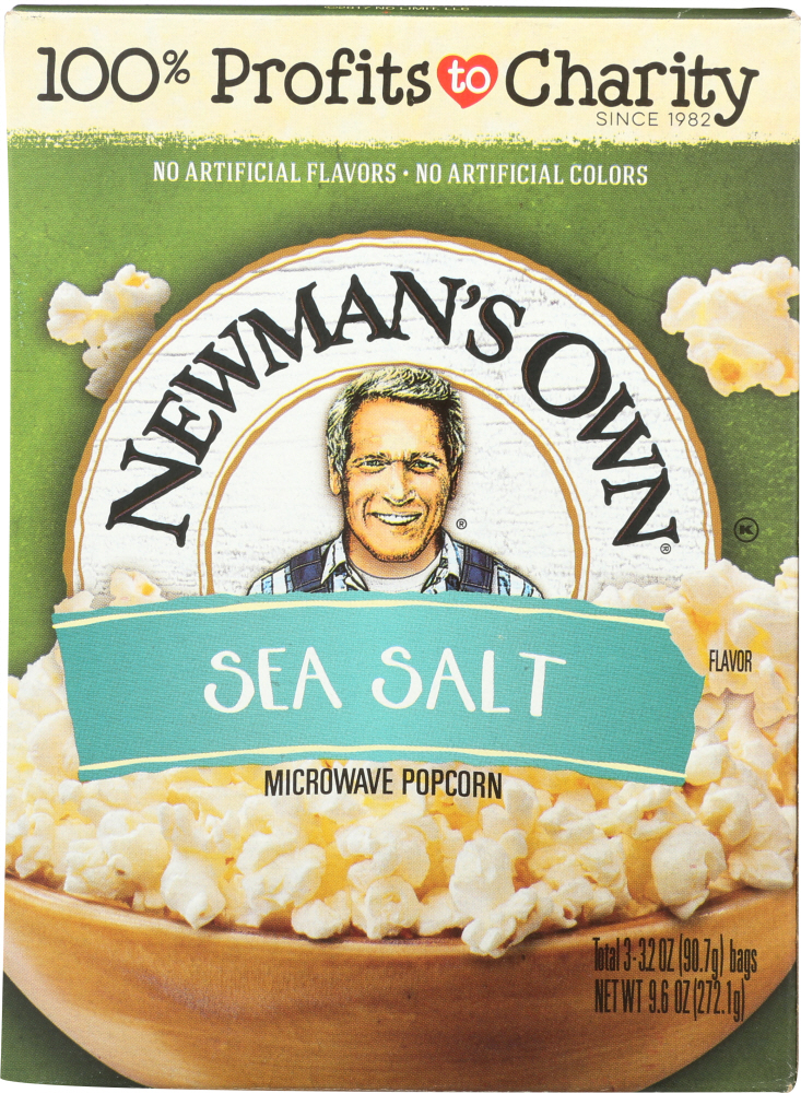 NEWMANS OWN: Popcorn Microwave Regular 10.5 oz - 0020662000132