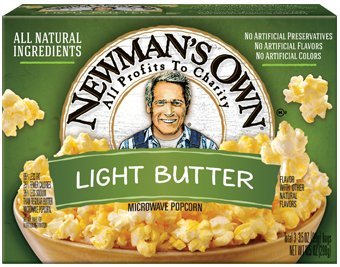 NEWMANS OWN: Popcorn Microwave Light Butter, 10.5 oz - 0020662000156