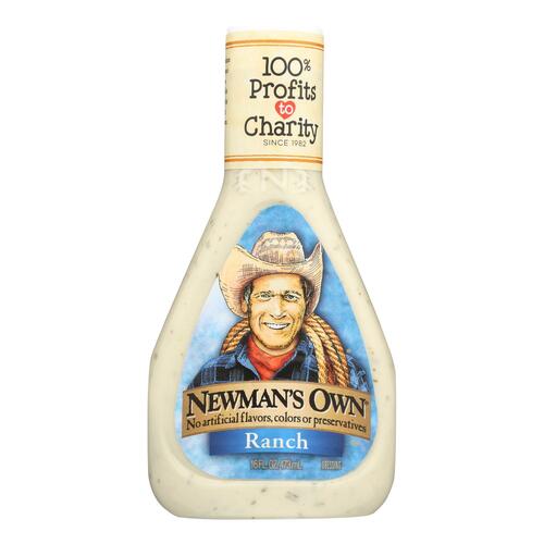 Newman's Own Salad Dressing - Ranch - Case Of 6 - 16 Fl Oz. - 020662000330