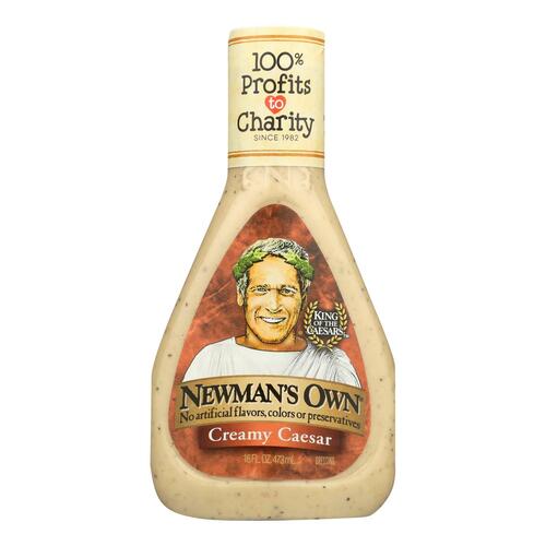 Newman's Own Caesar Dressing - Creamy - Case Of 6 - 16 Fl Oz. - 020662001993