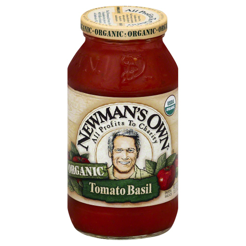 NEWMANS OWN: Sauce Spaghetti Tomato Basil, 23.5 oz - 0020662003911